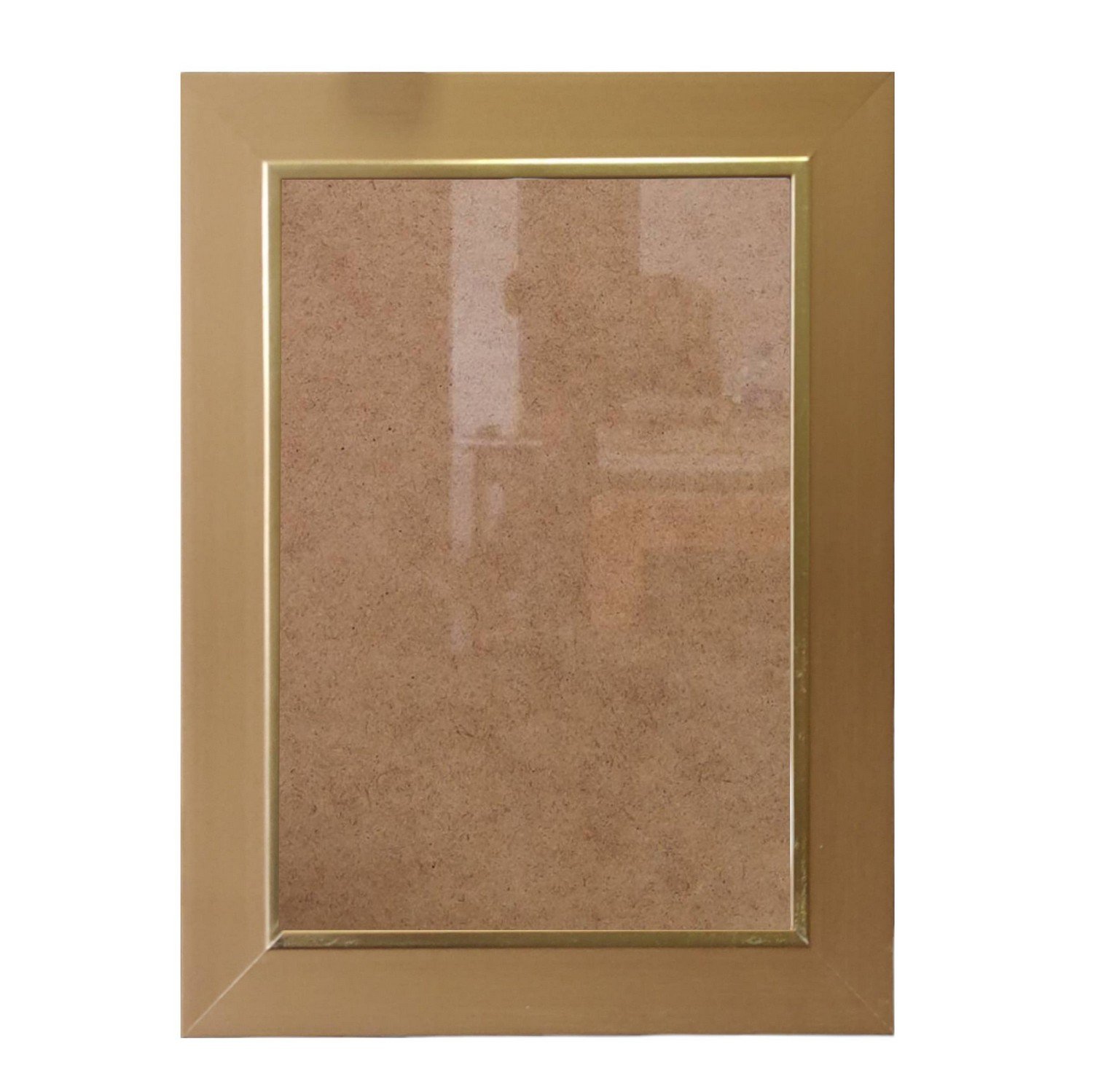 Moldura Laqueada Gesso Filete Dourado Para Quadros E Fotos