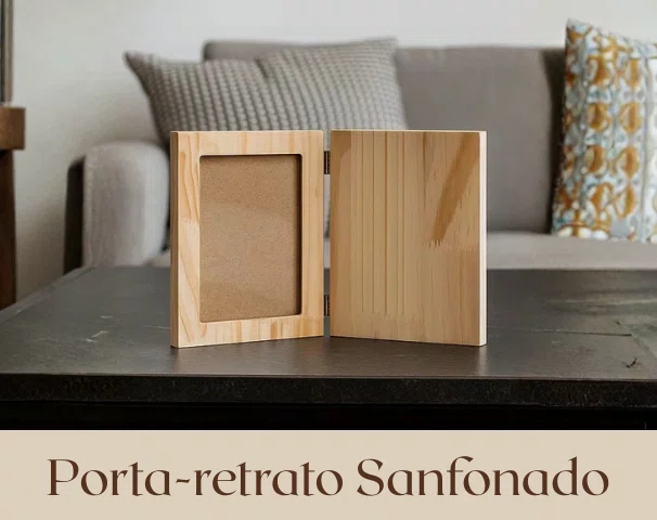 porta retrato sanfonado