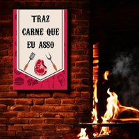 Placas Decorativas com Frases de Churrasco