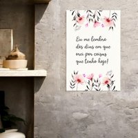 Placas Decorativas com Frases Reflexívas