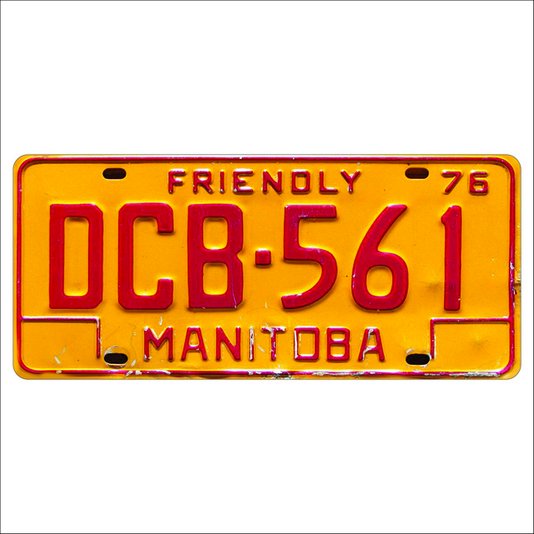 Placa Decorativa Vintage de Carro em Mdf - Friendly Manitoba