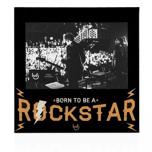 Porta Retrato Rokstar - Born To Be a Rockstar - LUDI