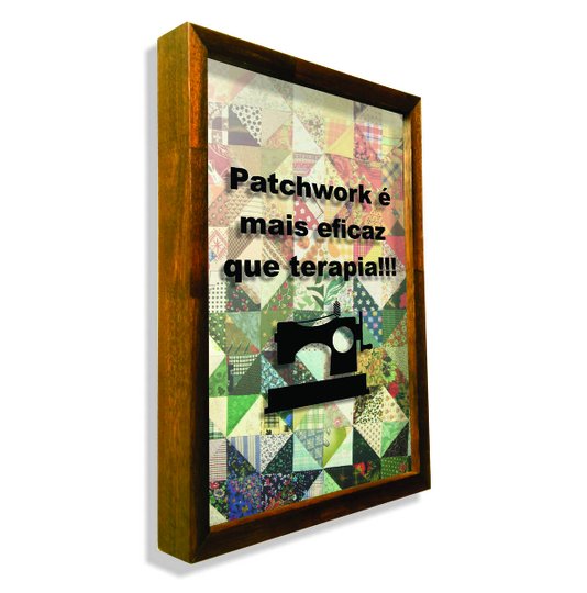 Quadro Porta Recordações Patchwork é Mais Eficaz Que Terapia!!!
