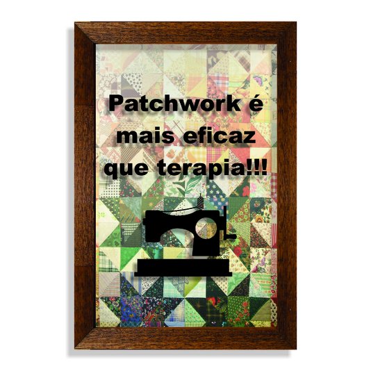 Quadro Porta Recordações Patchwork é Mais Eficaz Que Terapia!!!