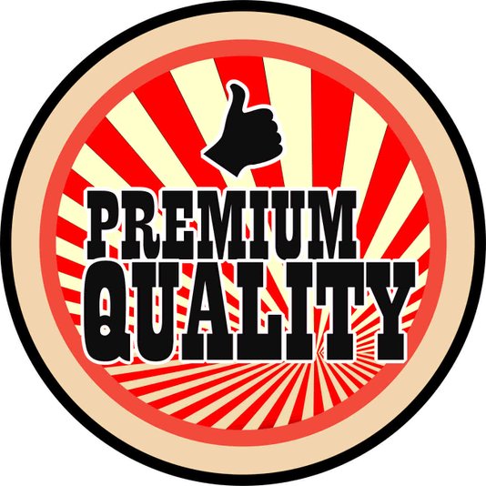 Placa Decorativa Redonda Premium Quality Gasoline