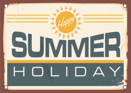 Placa Decorativa Happy Summer Holiday