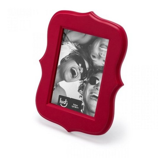 Quadro Porta Retrato Vermelho - 1 Foto 13X18 - LUDI