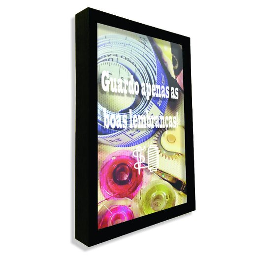 Quadro Porta Recordações Guardo Apenas Boas Lembranças