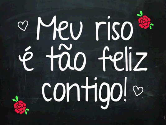 Placa Decorativa Frase Meu Riso é Tão Feliz Contigo