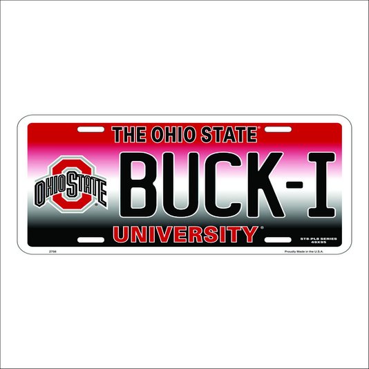 Placa Decorativa Vintage de Carro em Mdf - The Ohio State University