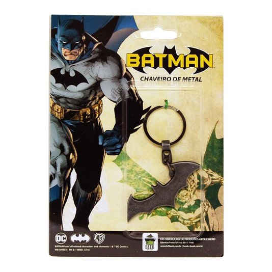 Chaveiro DC Comics Logo Batman Dark Metal - BEEK GEEK'S