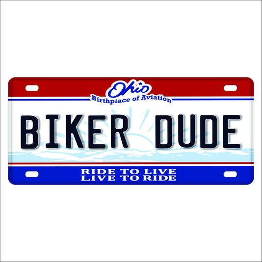 Placa Decorativa Vintage de Carro em Mdf - Biker Dude