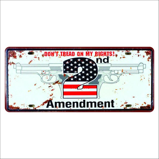Placa Decorativa Vintage de Carro em Mdf - Amendment