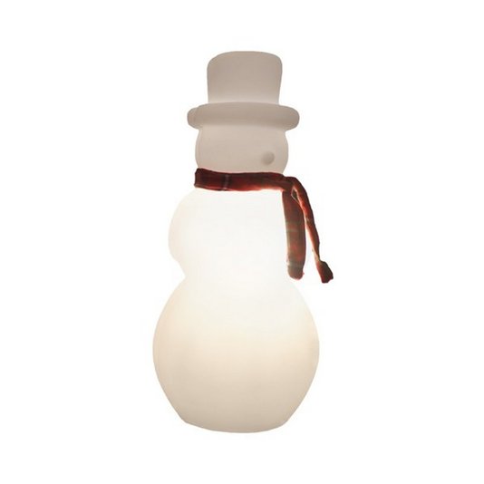 Luminária Boneco De Neve Branco   USARE