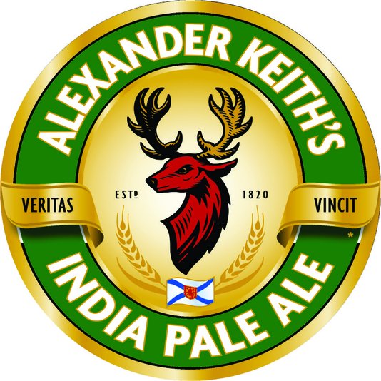 Placa Decorativa Redonda Alexander Keith's India Pale Ale