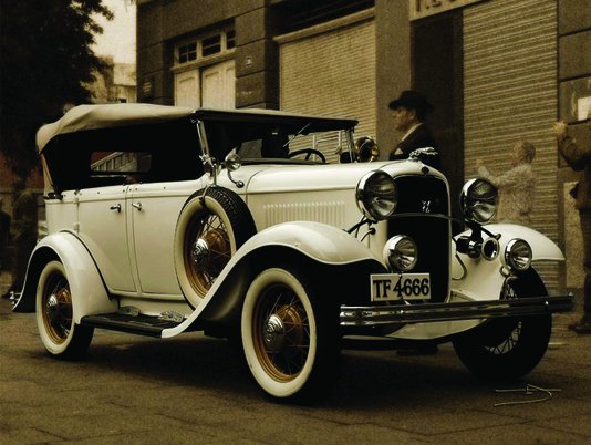 Placa Decorativa Carro Antigo