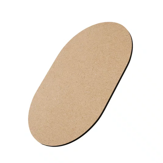 Aplique Arredondado De MDF 3mm Para Artesanato