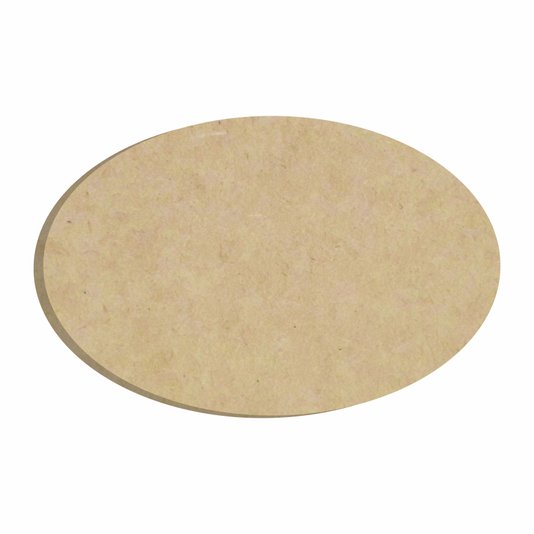 Aplique de Mdf 15mm para Artesanato em Forma Oval