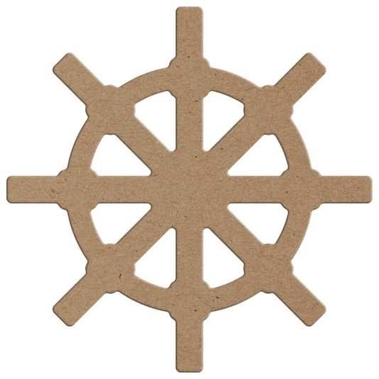 Aplique em Forma de Leme Barco em Mdf