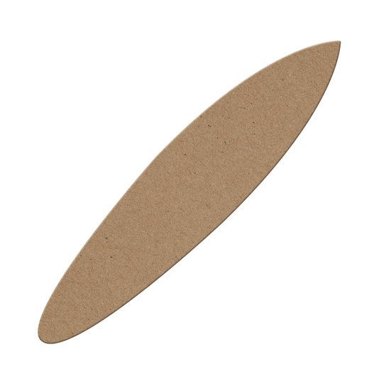 Aplique em Forma de Prancha Surf Hibrid em Mdf