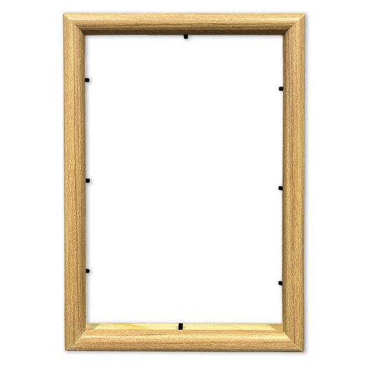 Armação De Moldura Abaulada Lisa Revestida Para Quadros E Fotos - 2x3