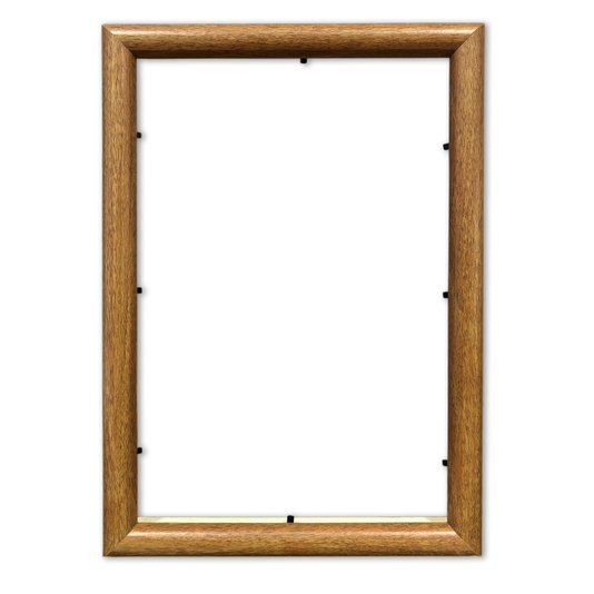 Armação De Moldura Abaulada Lisa Revestida Para Quadros E Fotos - 2x3