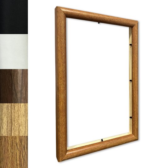 Armação de Moldura Abaulada Personalizada Lisa Revestida para Quadros e Fotos - 2x3