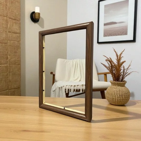 Armação de Moldura Abaulada Personalizada Lisa Revestida para Quadros e Fotos - 2x3