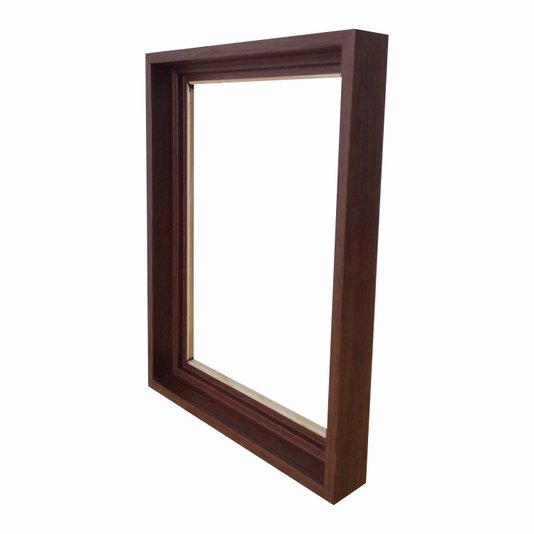 Armação de Moldura Canaleta Flutuante Lisa Revestida para Telas Decorativas - 2x2,8