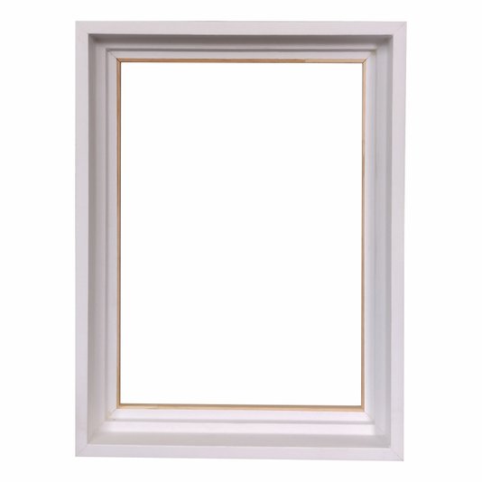 Armação de Moldura Canaleta Flutuante Lisa Revestida para Telas Decorativas - 2x2,8