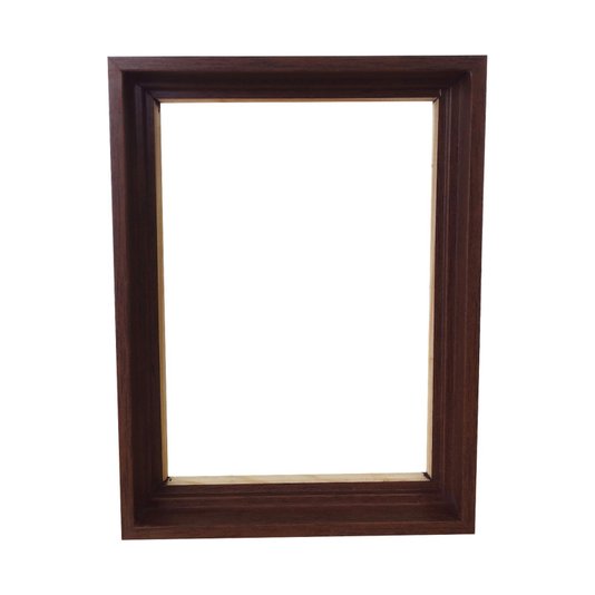 Armação de Moldura Canaleta Flutuante Lisa Revestida para Telas Decorativas - 2x2,8