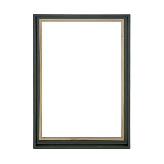 Armação de Moldura Canaleta Flutuante Lisa Revestida para Telas Decorativas - 2x2,8