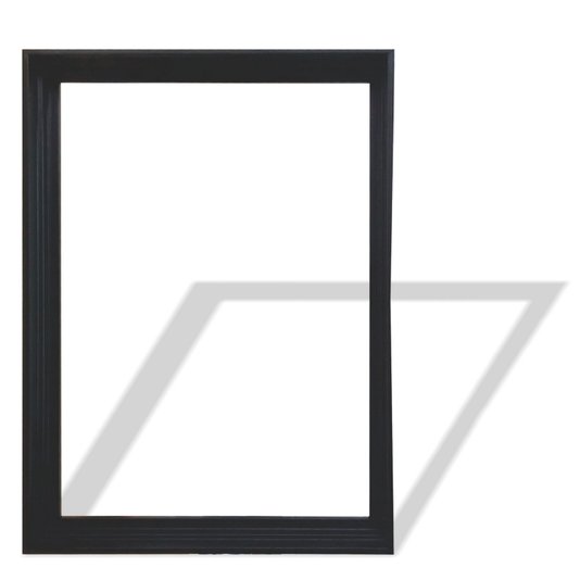 Armação de Moldura Canaleta Flutuante Lisa Revestida para Telas Decorativas - 2x4,8