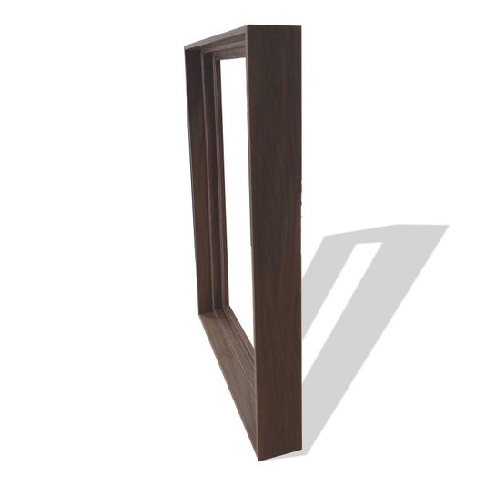 Armação de Moldura Canaleta Flutuante Lisa Revestida para Telas Decorativas - 2x4,8