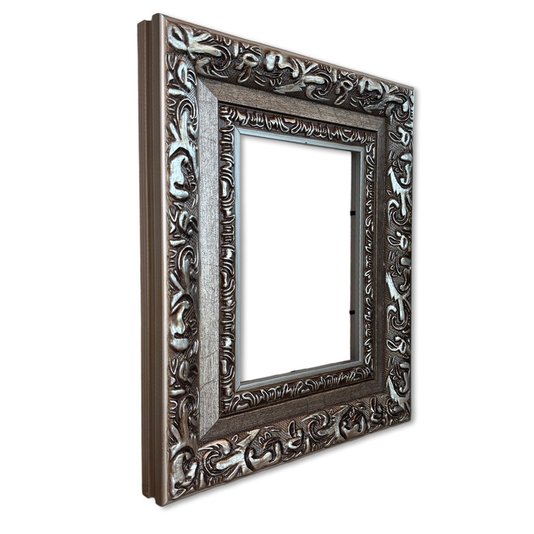 Armação Personalizada De Moldura Com Gravação De Arabescos - 7,2x3,3