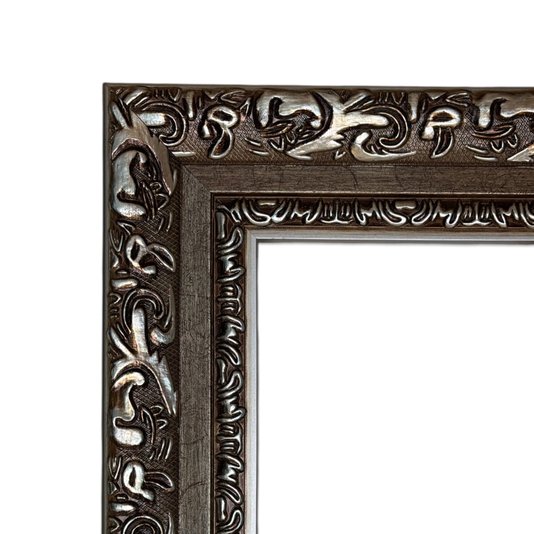 Armação Personalizada De Moldura Com Gravação De Arabescos - 7,2x3,3
