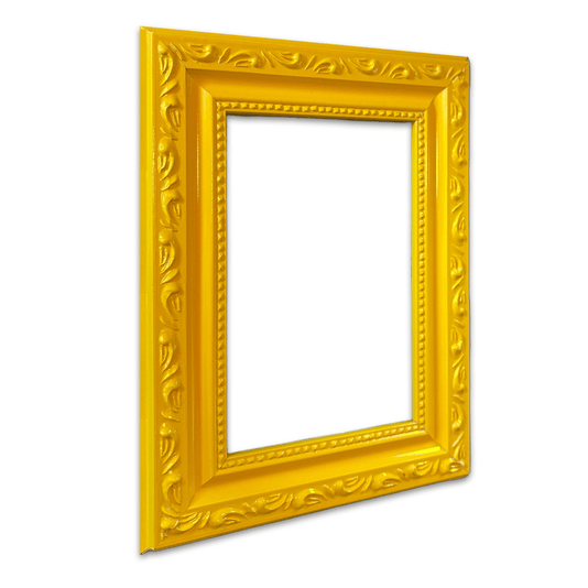 Armação De Moldura Com Gravação De Ornamentos - 3,4x1,4