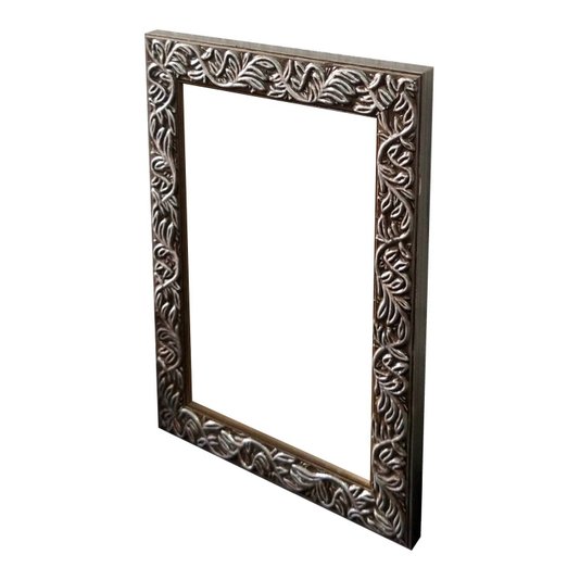 Armação de Moldura com Gravação de Folhagens para Quadros e Fotos - 2x1