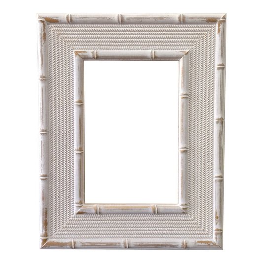 Armação de Moldura com Gravação de Bambu para Quadros e Fotos - 4,5x1,5