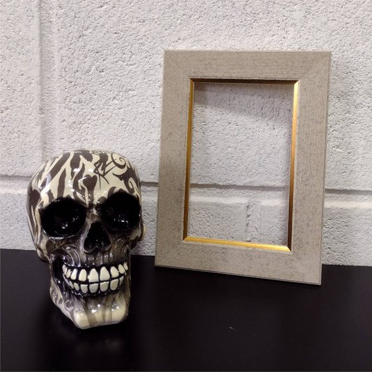 Armação de Moldura com Textura de Tecido para Quadros e Fotos - 2,8x1