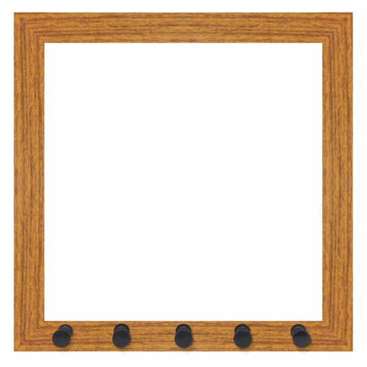 Armação de Moldura para Porta Chaves com Penduradores - 2x2