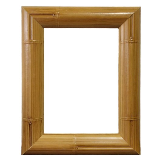 Armação de Moldura Personalizada com Gravação de Bambu para Quadros e Fotos - 4,3x2,3
