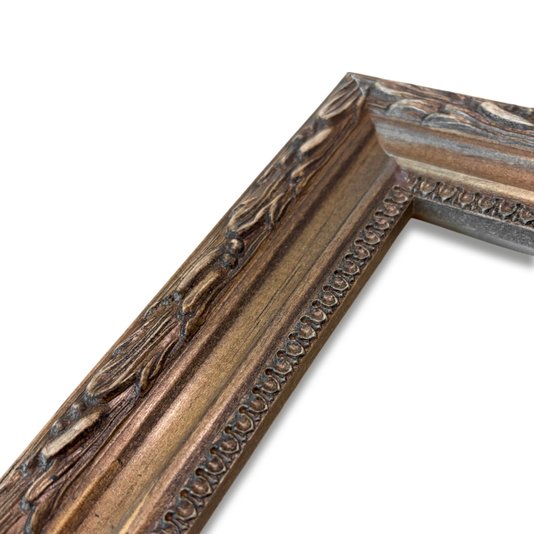 Armação Personalizada De Moldura Com Gravação De Folhagens - 4,5x2