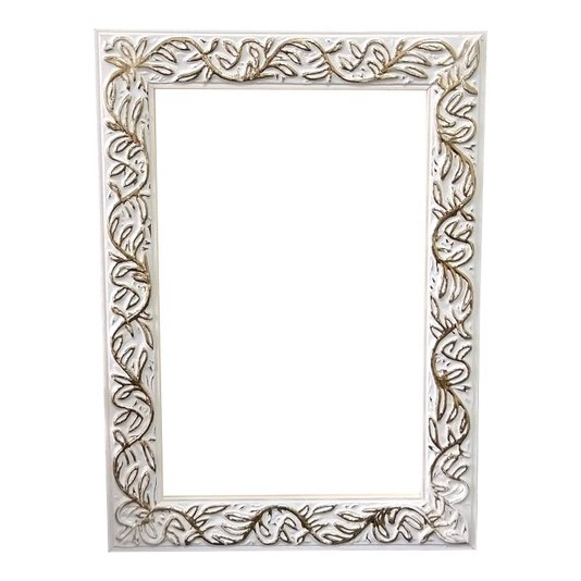 Armação de Moldura Personalizada com Gravação de Folhagens para Quadros e Fotos - 2x1