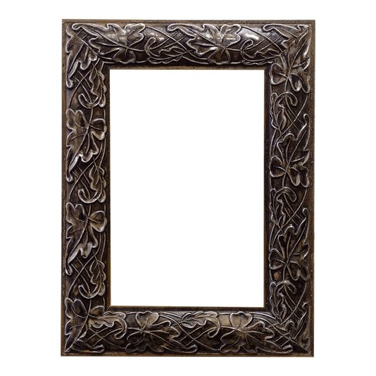 Armação de Moldura Personalizada com Gravação de Folhas Ornamentais para Quadros e Fotos - 3x1,5