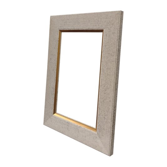 Armação de Moldura Personalizada com Textura de Tecido para Quadros e Fotos - 2,8x1