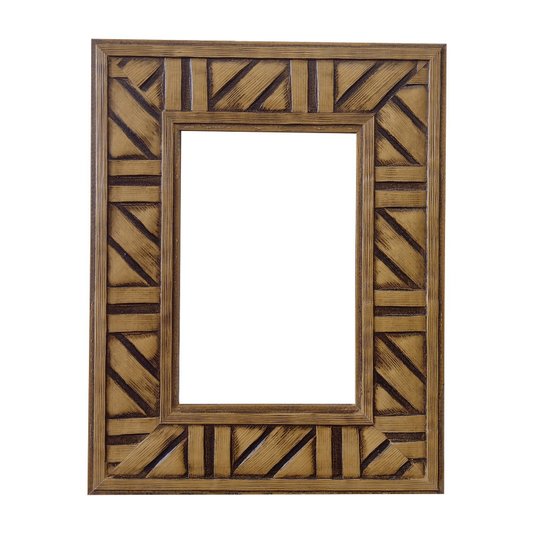 Armação de Moldura Personalizada em Madeira Natural com Gravação para Quadros e Fotos - 4,5x1,2