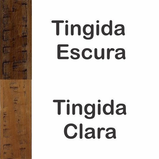 Armação de Moldura Personalizada em Madeira Natural Gravada para Quadros e Fotos - 3x1