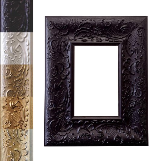 Armação de Moldura Personalizada Provençal com Gravação para Quadros e Fotos - 6x1,5