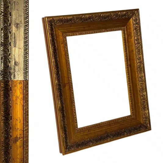 Armação de Moldura Provençal Personalizada com Gravação para Quadros e Fotos - 4,3x2,5
